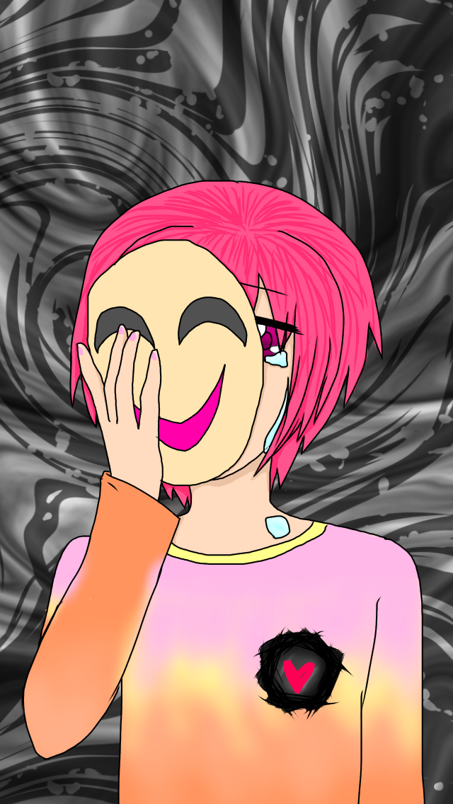 偽りの笑顔と涙 Ibispaint