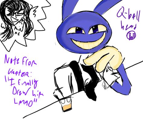 drew him as a joke