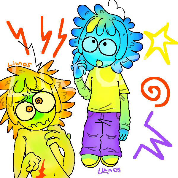 Random unmatching colours