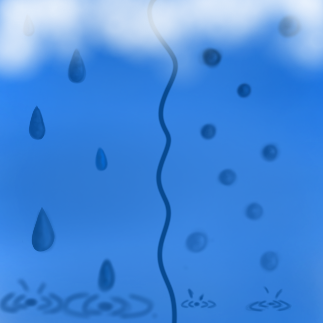 Two types of rain