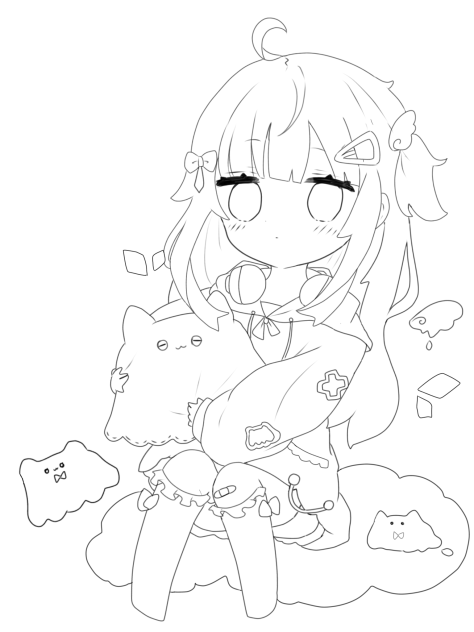 ゆるい線画2