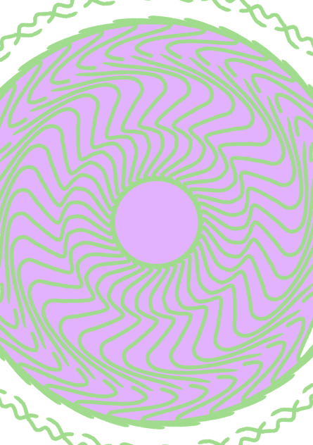 purple and green spiral - ibisPaint