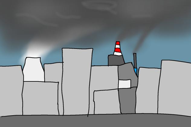 pollution and skylines