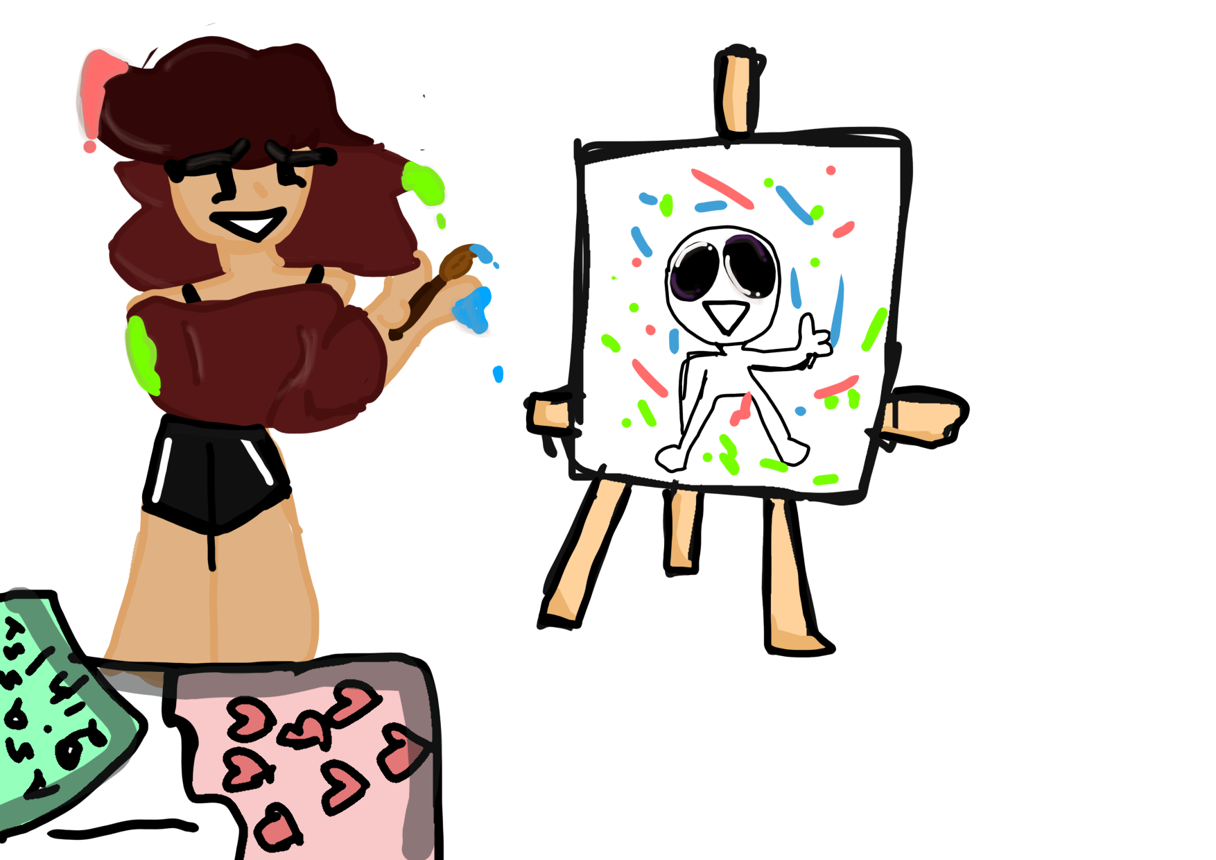 Me drawing 🏾 a cute lil guy - ibisPaint