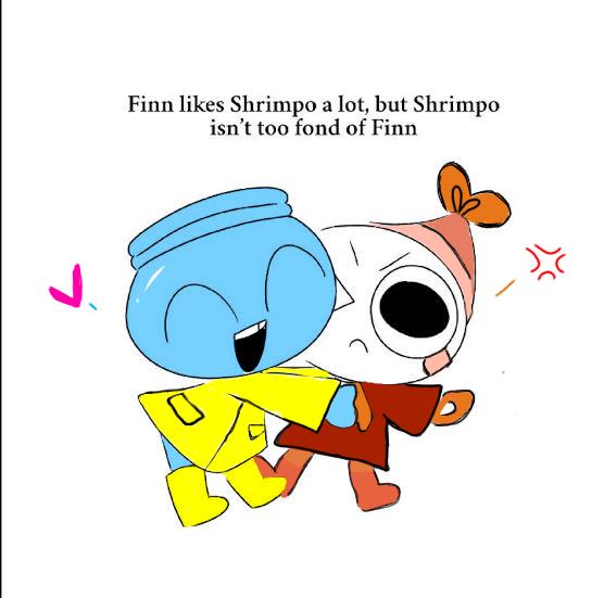 Shrimpo and Finn