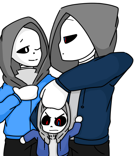 Dust Sans, Sans and little dust sans