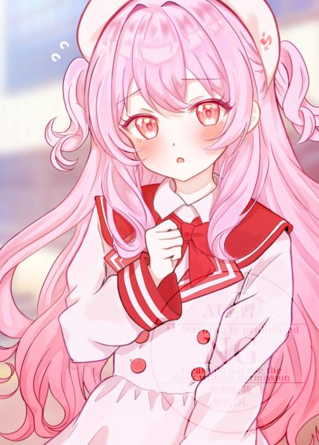 「に、似合ってる...？」