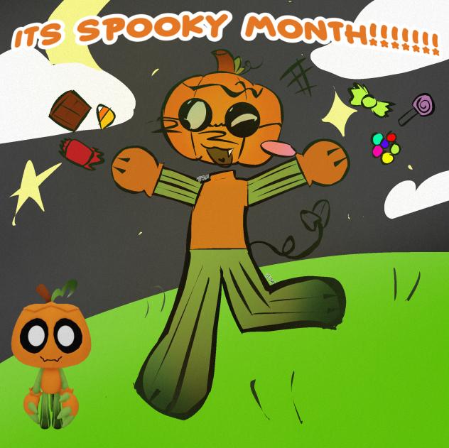 ITS SPOOKY MONTH WITH GOURDY