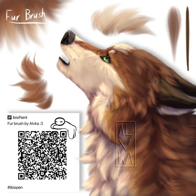 Fur brush by Alvka!