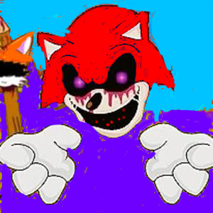 kırmızı Sonic.exe yine