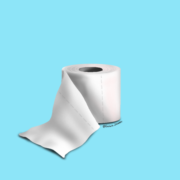paper towel digital painting 🎨