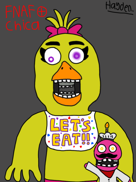 FNaF Plus Chica Speed draw