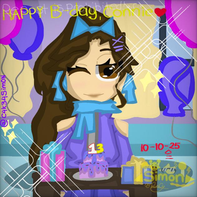 【🩵დ𝙷𝚊𝚙𝚙𝚢 𝚋𝚒𝚛𝚝𝚑𝚍𝚊𝚢, 𝙲𝚘𝚗𝚗𝚒𝚎!!ღ💜🎉🎊🎀】
