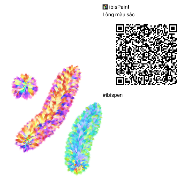 Color fur-QR brush code