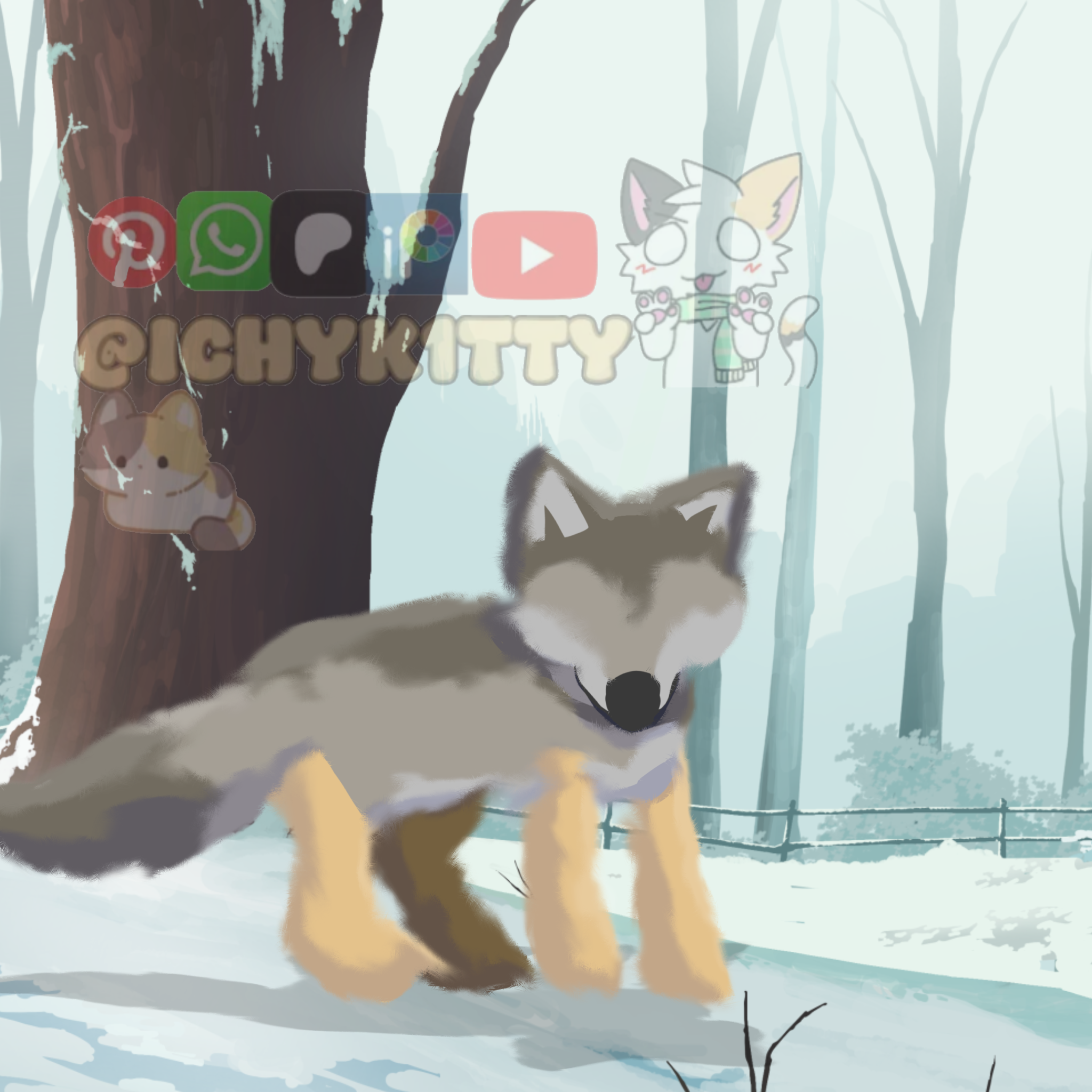 wolf 🐺🐺 - ibisPaint