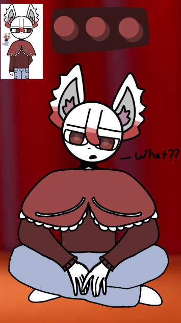 Snowy's Sister sitting pose (I guess)