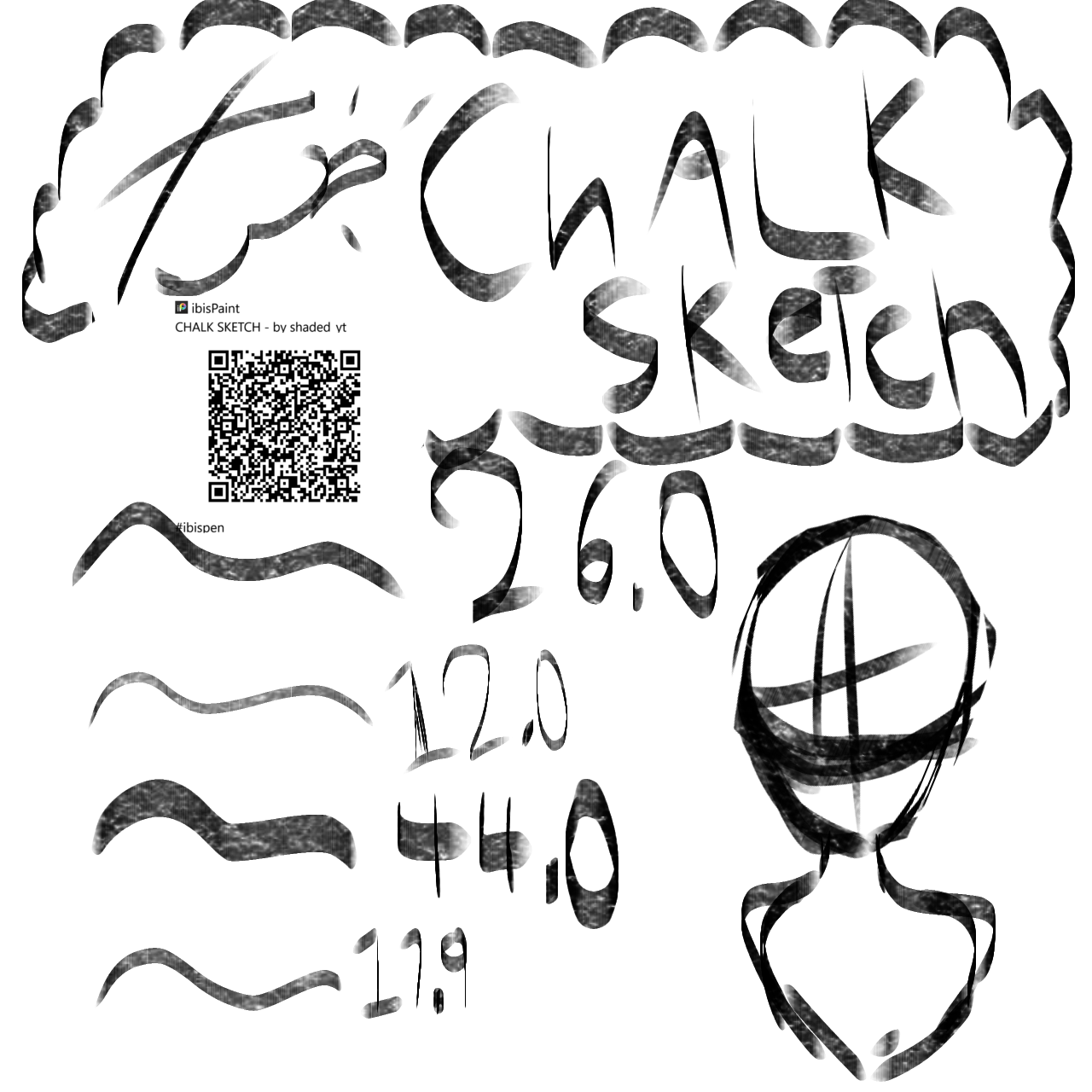 CHaLk-E sketch brush - ibisPaint
