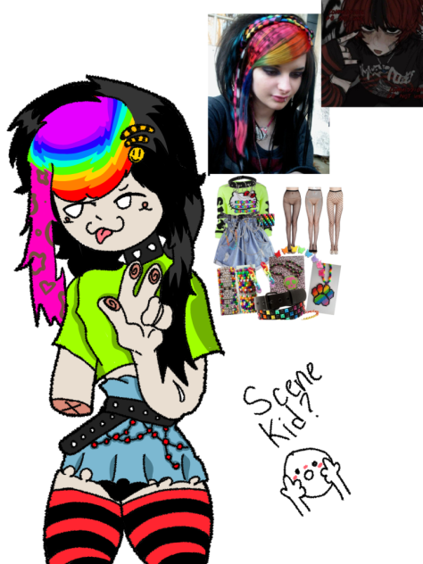 Scene kid bc I’m bored & its 11 at night