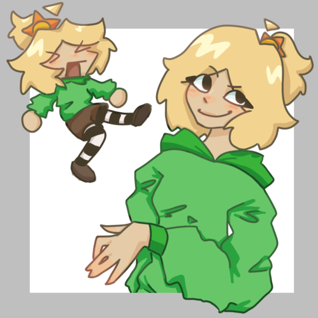 Eleanor breaking the fourth wall - ibisPaint