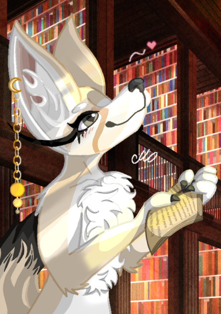Amethyst in a Library ~♡