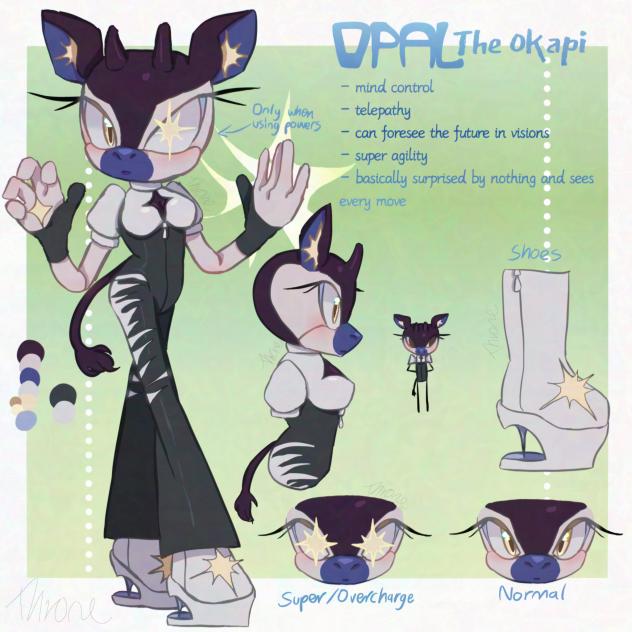 Opal the Okapi (Sonic OC)