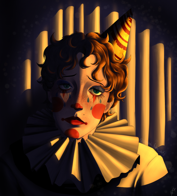 Sad clown - ibisPaint