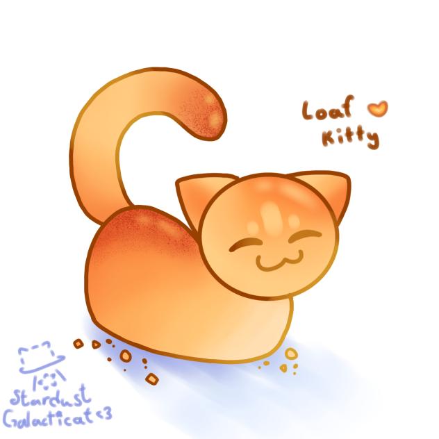 Crumb the bread cat