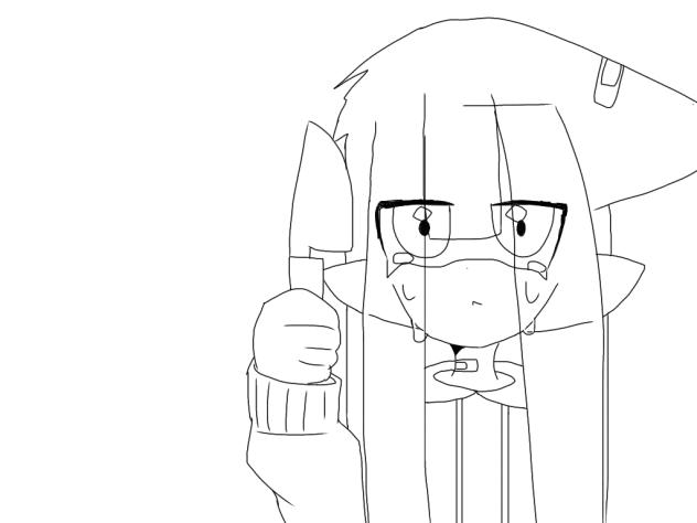 線画ｧｧｧｧｧ(((