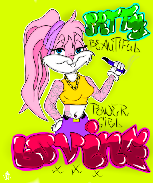 babs Bunny stray girl 😎😎😎🎧🎧🎧