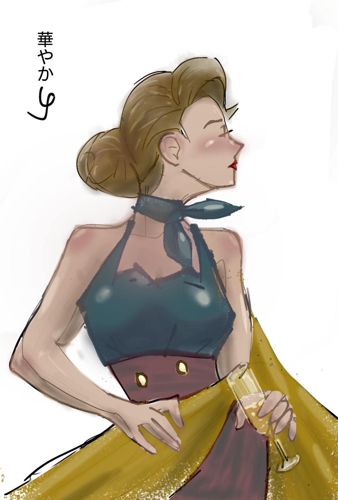 the lady - ibisPaint