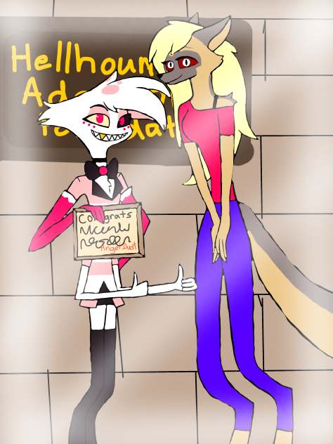 Angel Dust adopted hellhound