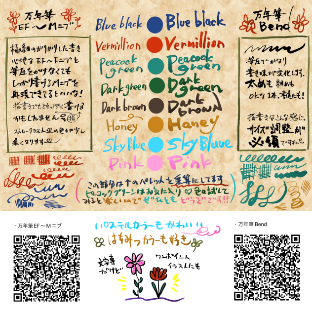 万年筆ブラシ セット①