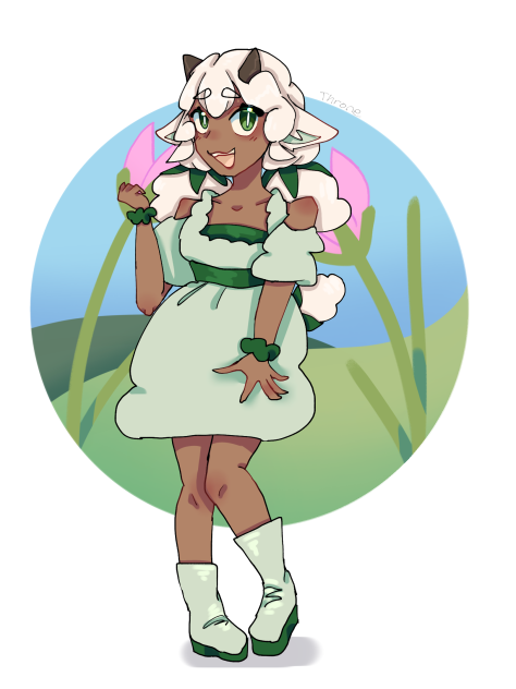 Cassia Cottontail Attack! (Art fight)