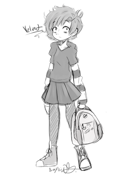 Velvet sketch