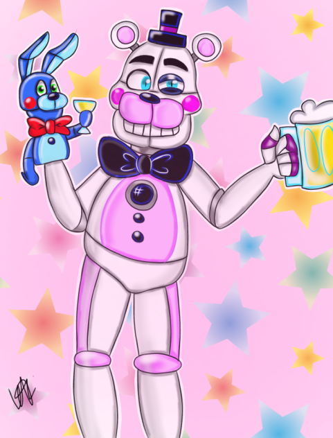 funtime Freddy  happy new year 🥳🥳🥳🍻🍻🍻