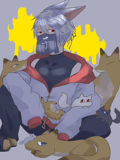 また狐！