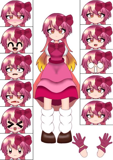 立ち絵、表情！！