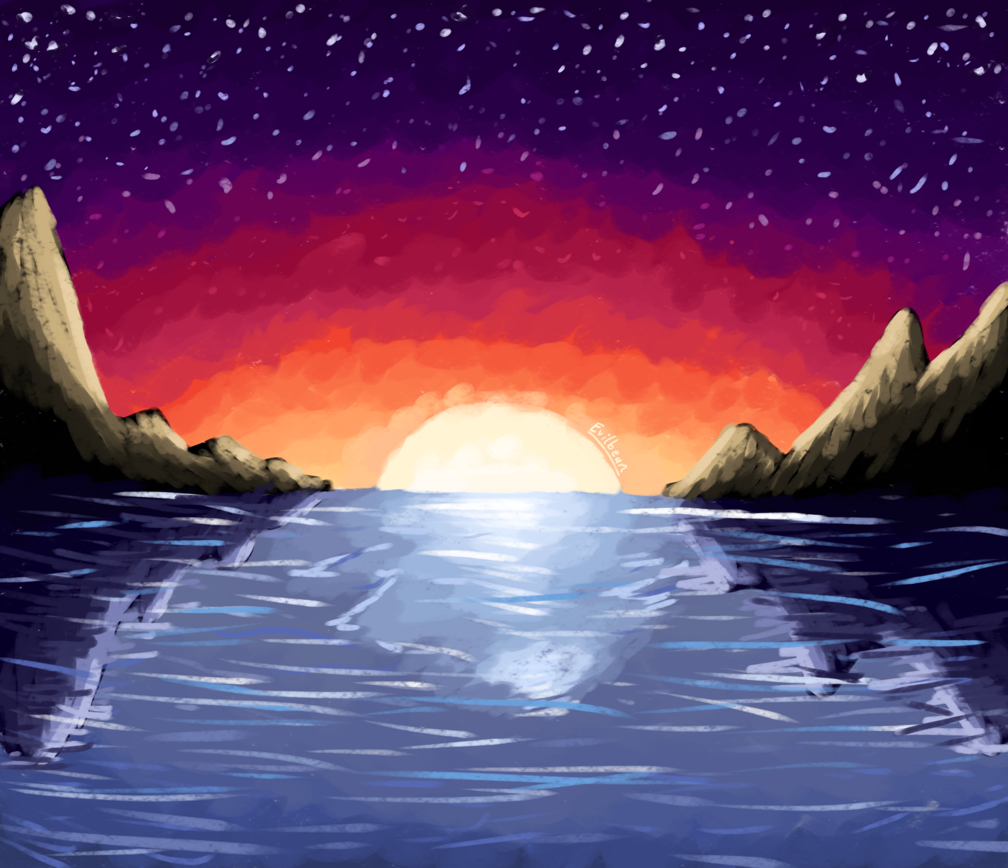 Sunset - ibisPaint