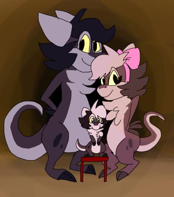 Digby and Demi with their daughter