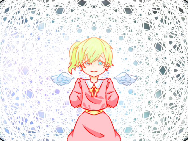 背景自動色塗りにしてみた