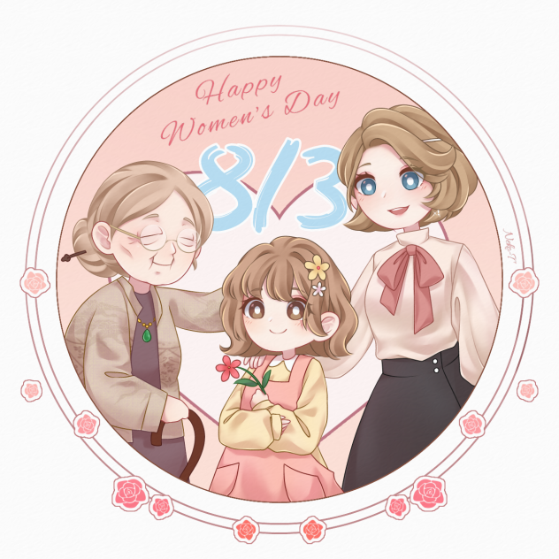 Happy Women's Day-speedpaint-ibis drawin