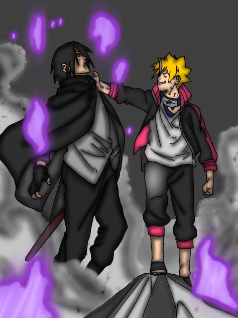 보루토 만화 그림 따라 그리기
