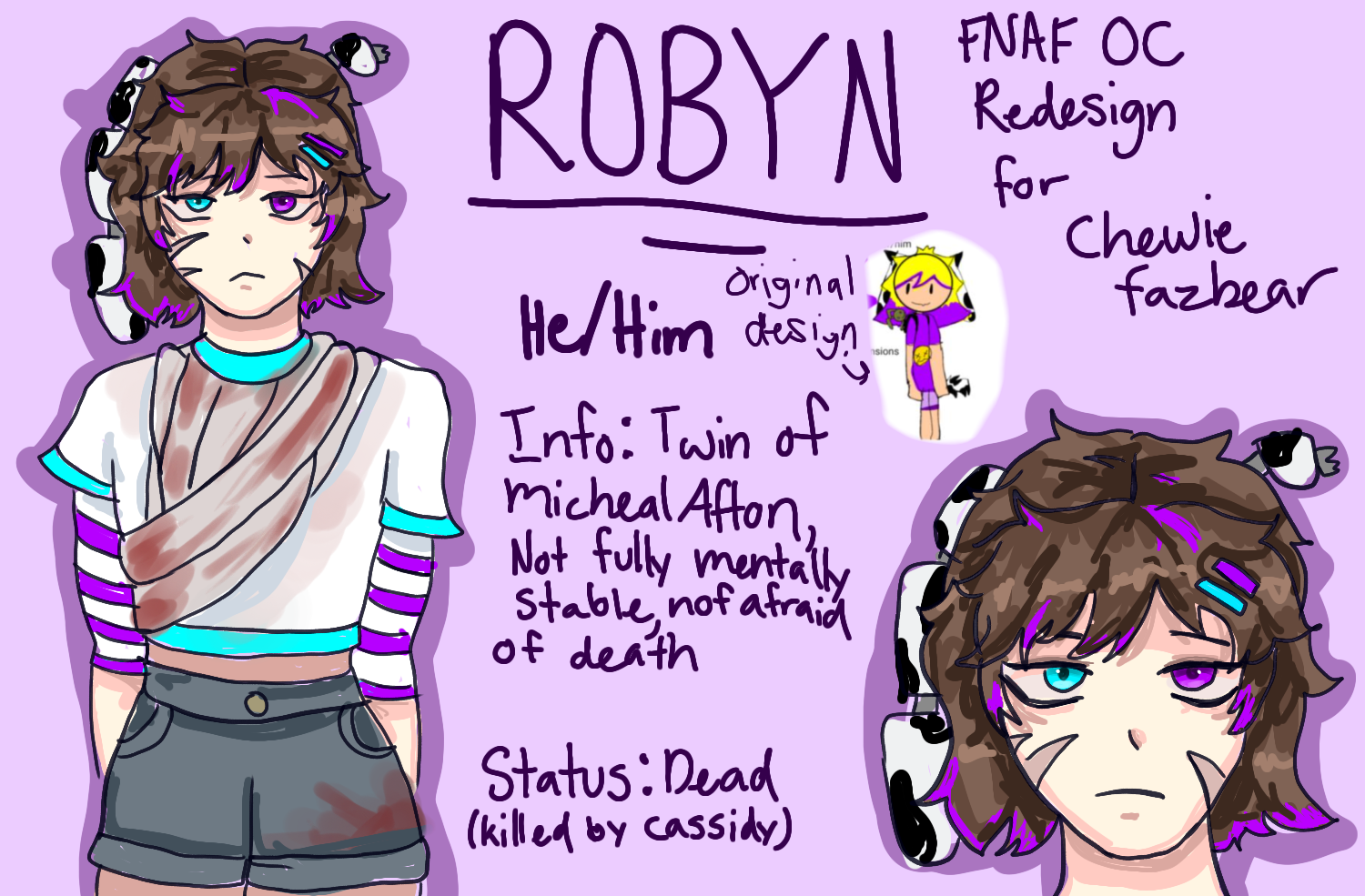 fnaf oc redesign - ibisPaint