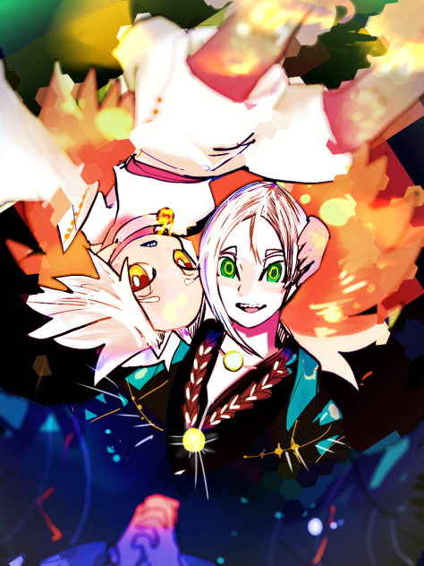 太陽と星