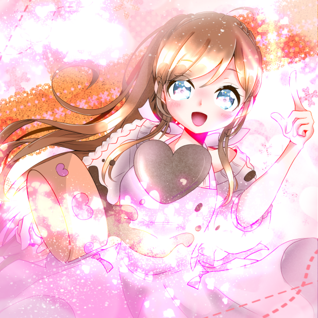 チョコレートプラネット(星川ヤヨイさんの線画お借りしました！)