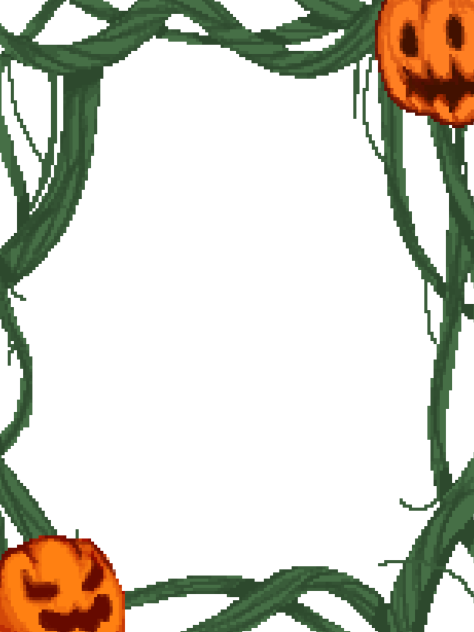 jack o lantern frame