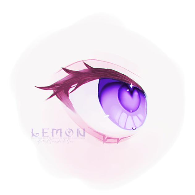 Purple eye