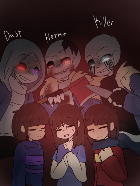 Murder time trio 💙💜❤️