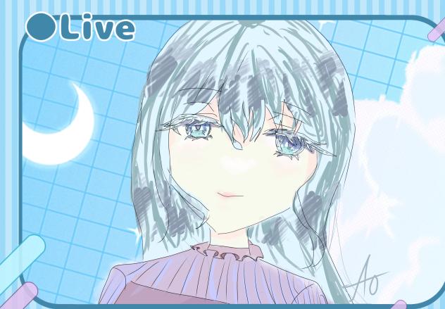 ライブ風イラスト