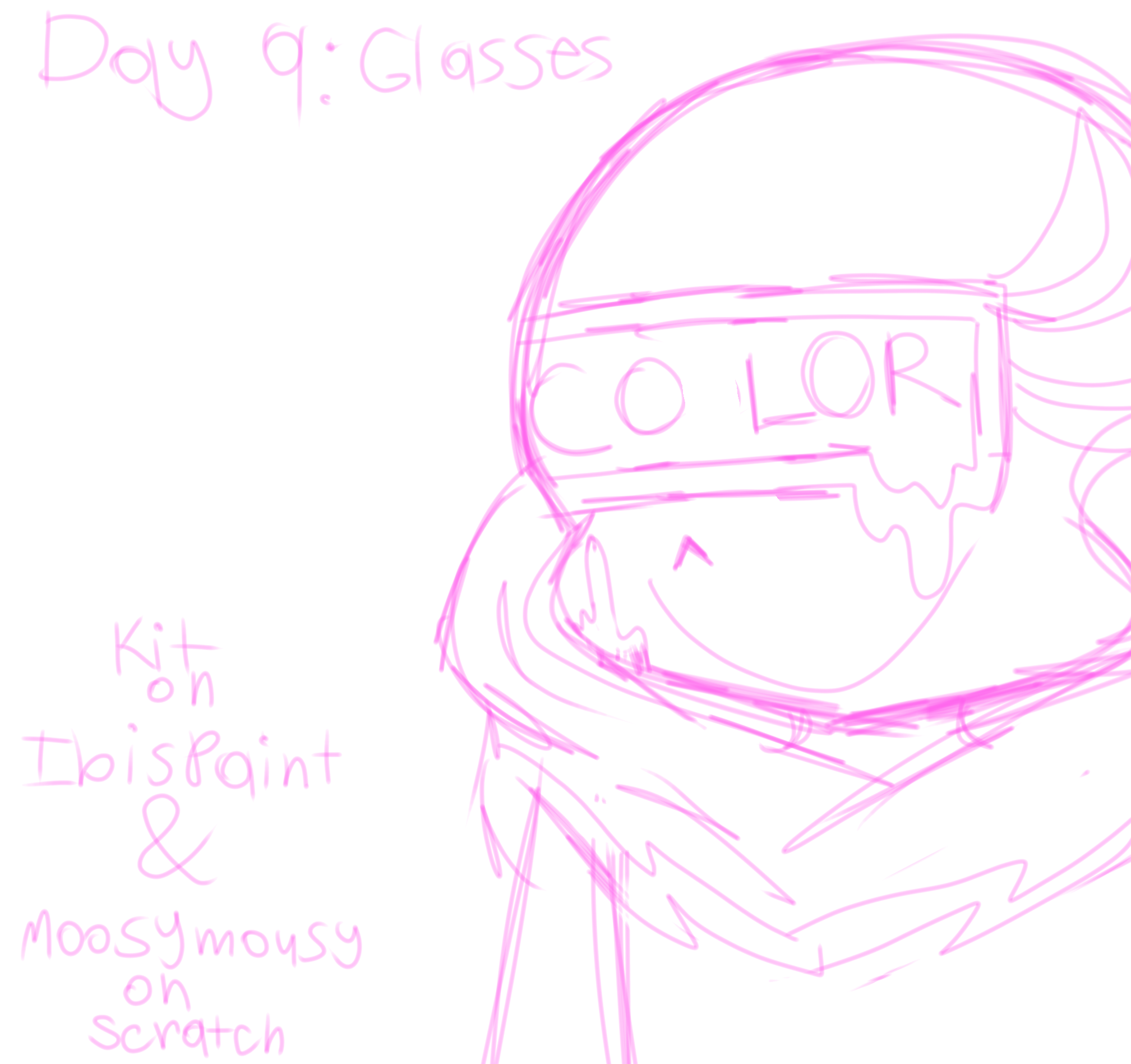 Inktober Day Nine Glasses - ibisPaint
